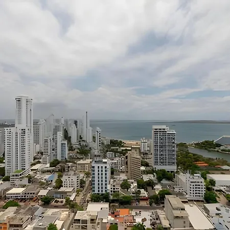 ¡espectacular Apto Con Vista Al Mar Piso 28! * Cartagena