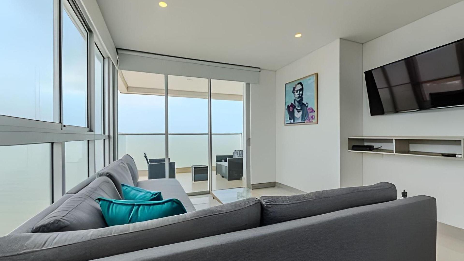 ¡espectacular Apto Con Vista Al Mar Piso 28! Apartamento *