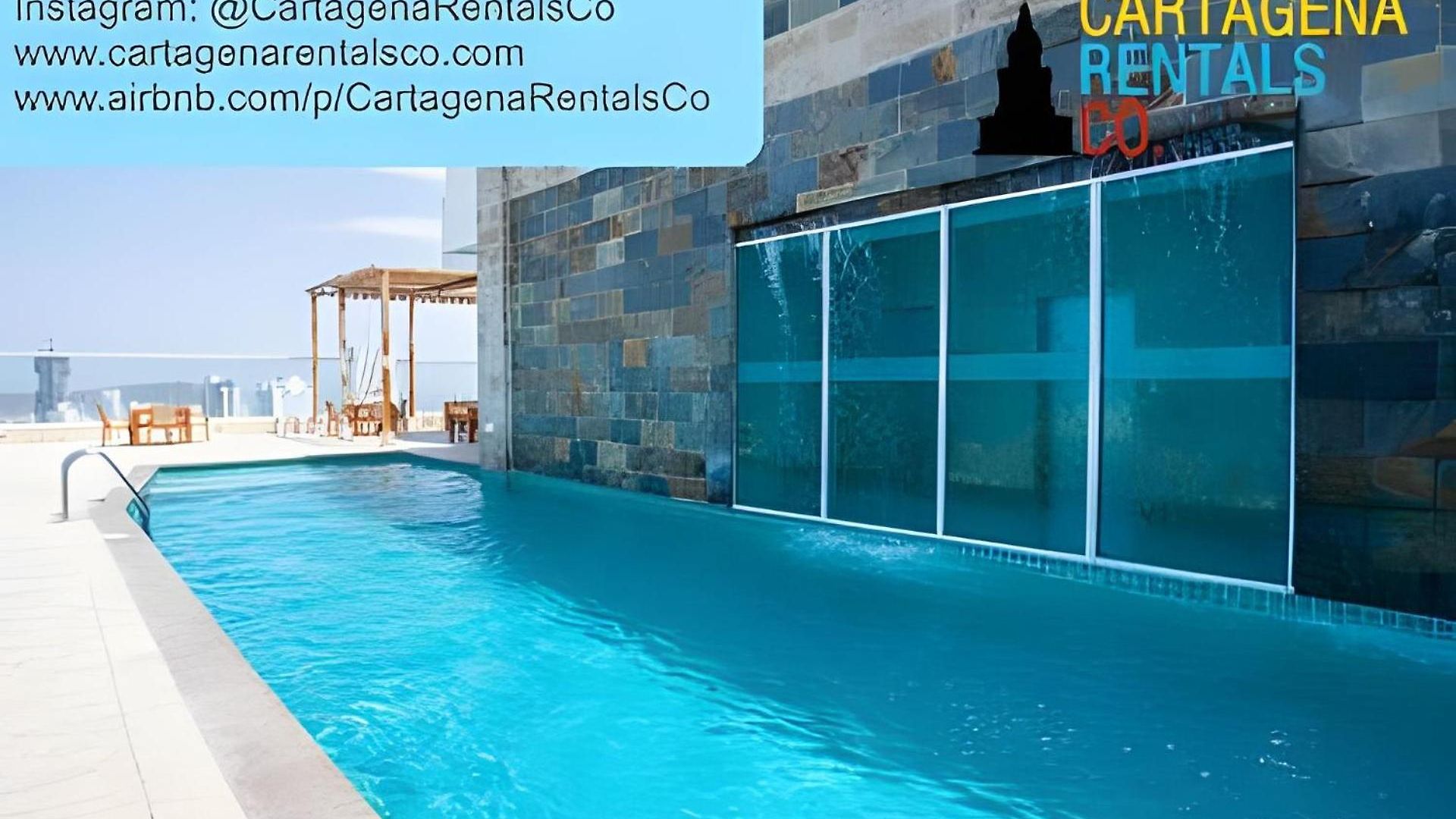 ¡espectacular Apto Con Vista Al Mar Piso 28! Apartamento Cartagena