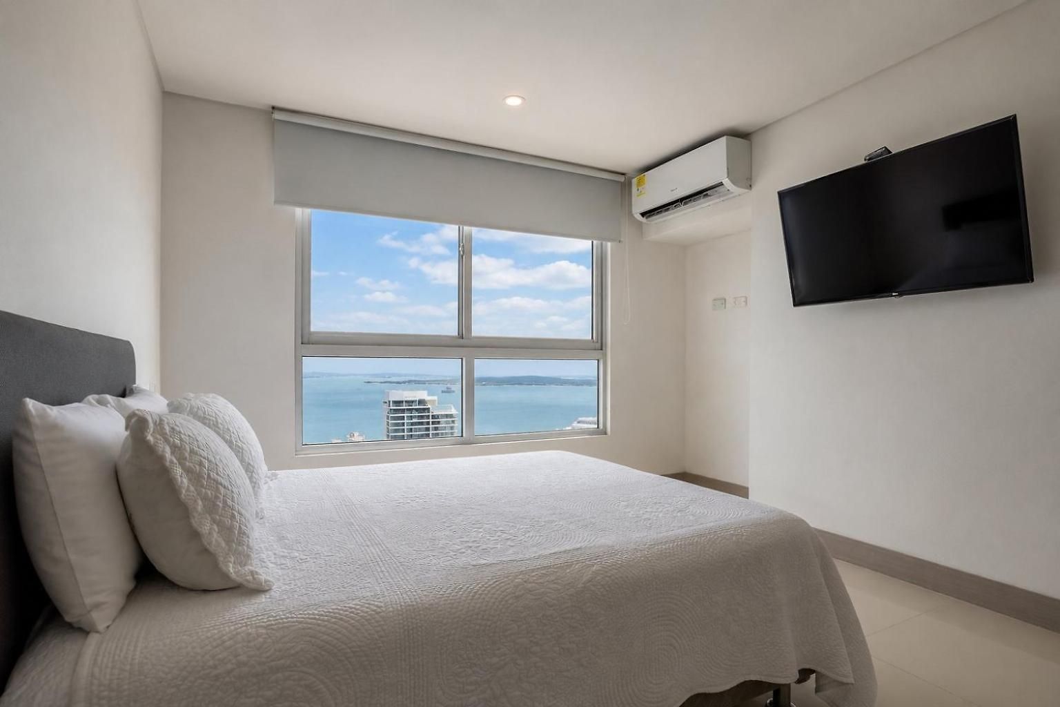 ¡espectacular Apto Con Vista Al Mar Piso 28! Apartamento *