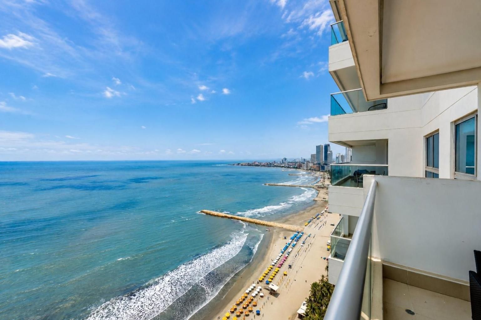 ¡espectacular Apto Con Vista Al Mar Piso 28! Cartagena