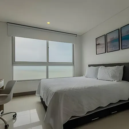 Apartamento ¡espectacular Apto Con Vista Al Mar Piso 28! Cartagena