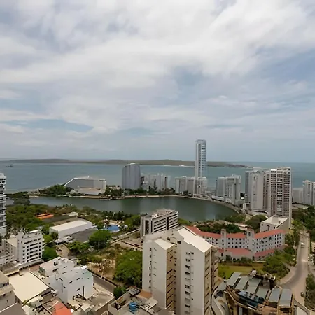 ¡espectacular Apto Con Vista Al Mar Piso 28! Cartagena
