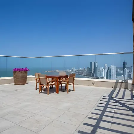 ¡espectacular Apto Con Vista Al Mar Piso 28! Apartamento Cartagena