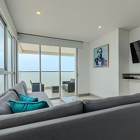 ¡espectacular Apto Con Vista Al Mar Piso 28! Apartamento *