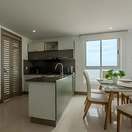 ¡espectacular Apto Con Vista Al Mar Piso 28! * Cartagena