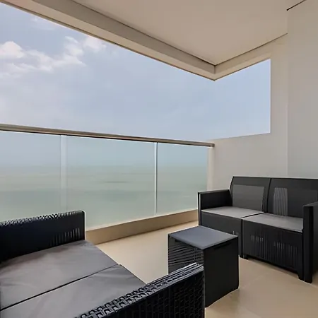 ¡espectacular Apto Con Vista Al Mar Piso 28! Apartamento *