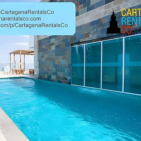 ¡espectacular Apto Con Vista Al Mar Piso 28! Apartamento Cartagena