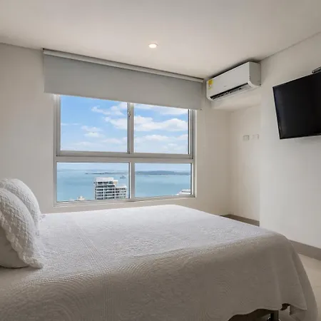 ¡espectacular Apto Con Vista Al Mar Piso 28! Apartamento *
