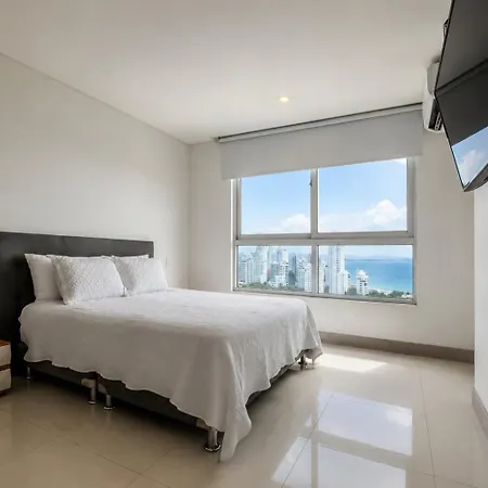 ¡espectacular Apto Con Vista Al Mar Piso 28!