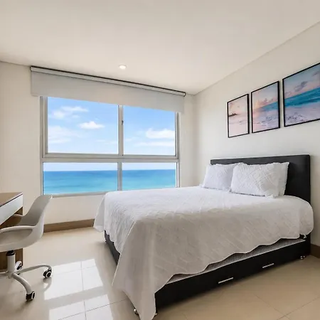 ¡espectacular Apto Con Vista Al Mar Piso 28! Apartamento