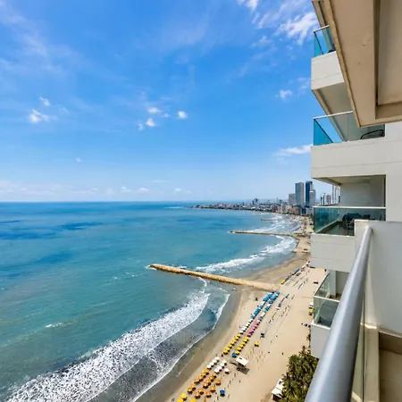 ¡espectacular Apto Con Vista Al Mar Piso 28! Cartagena