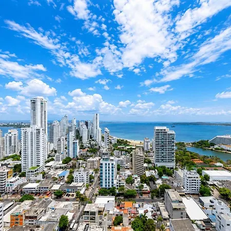 ¡espectacular Apto Con Vista Al Mar Piso 28! Apartamento *