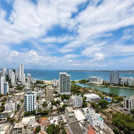 ¡espectacular Apto Con Vista Al Mar Piso 28! Cartagena