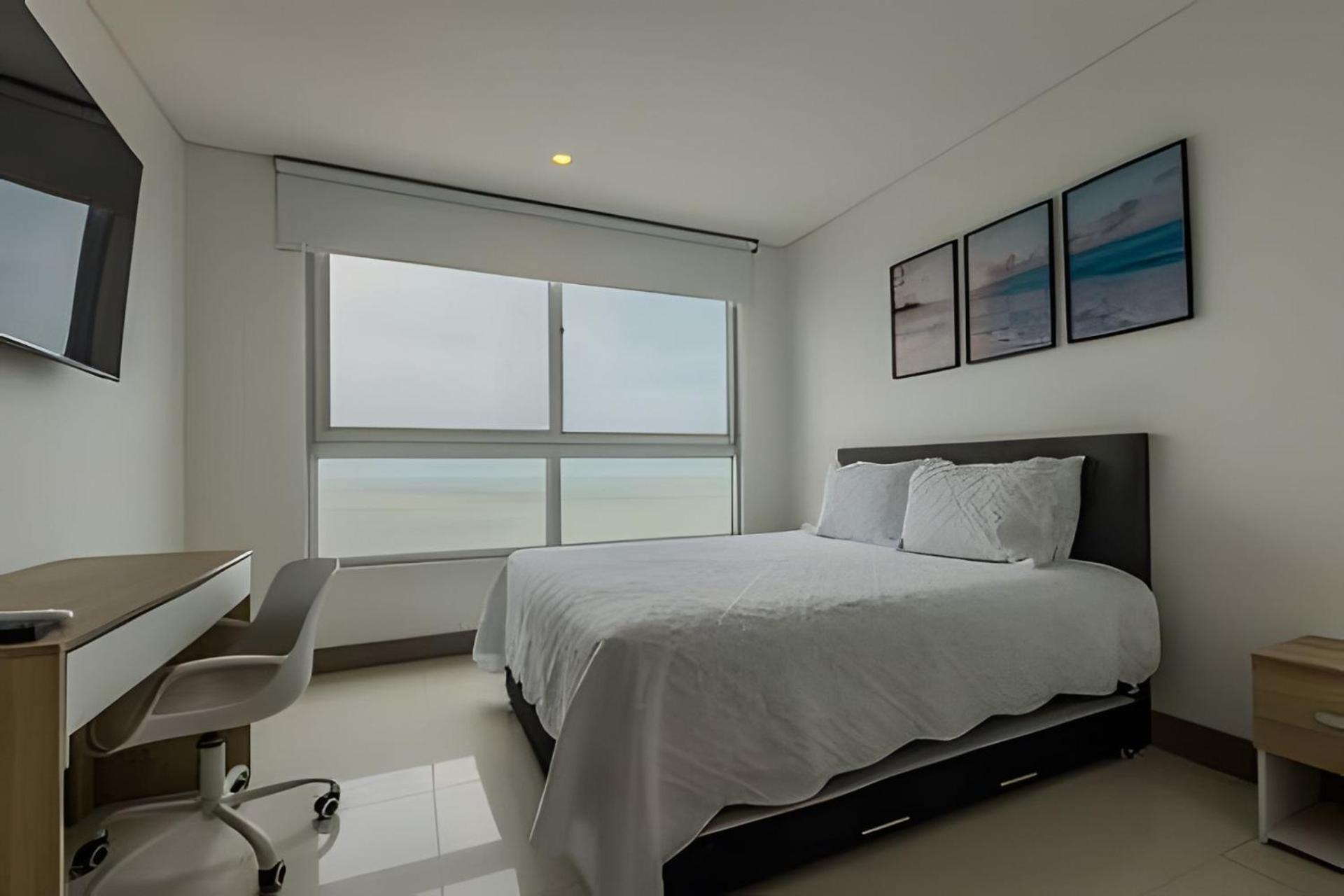 Apartamento ¡espectacular Apto Con Vista Al Mar Piso 28! Cartagena