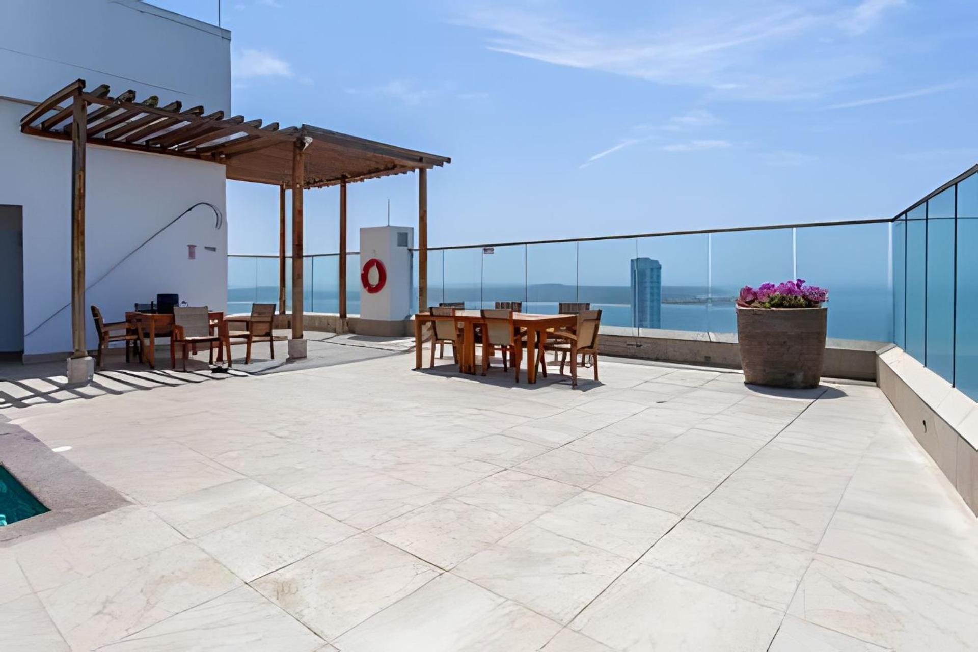¡espectacular Apto Con Vista Al Mar Piso 28! Apartamento Cartagena